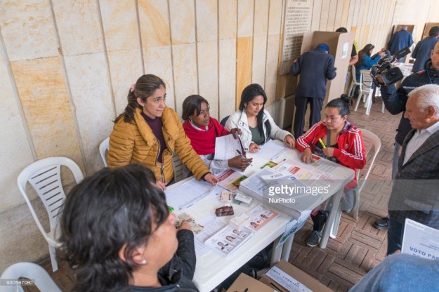 voting in Colombia BBC